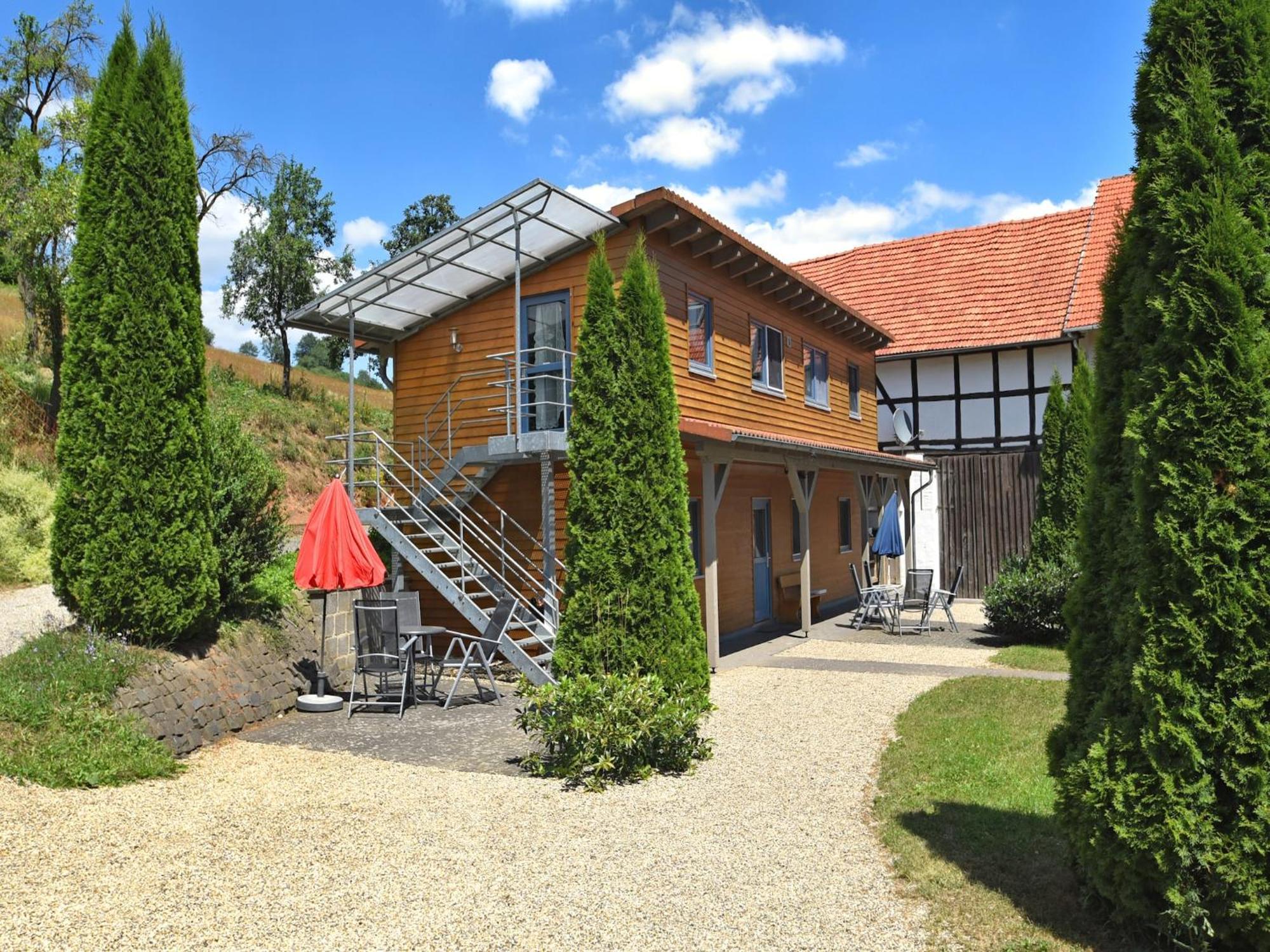 Charming Apartment With Private Terrace Bad Wildungen Buitenkant foto